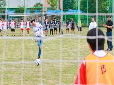 전주 우림중학교 빗물 순환 천연잔디 조성 운동장 탐방 및 체육대회